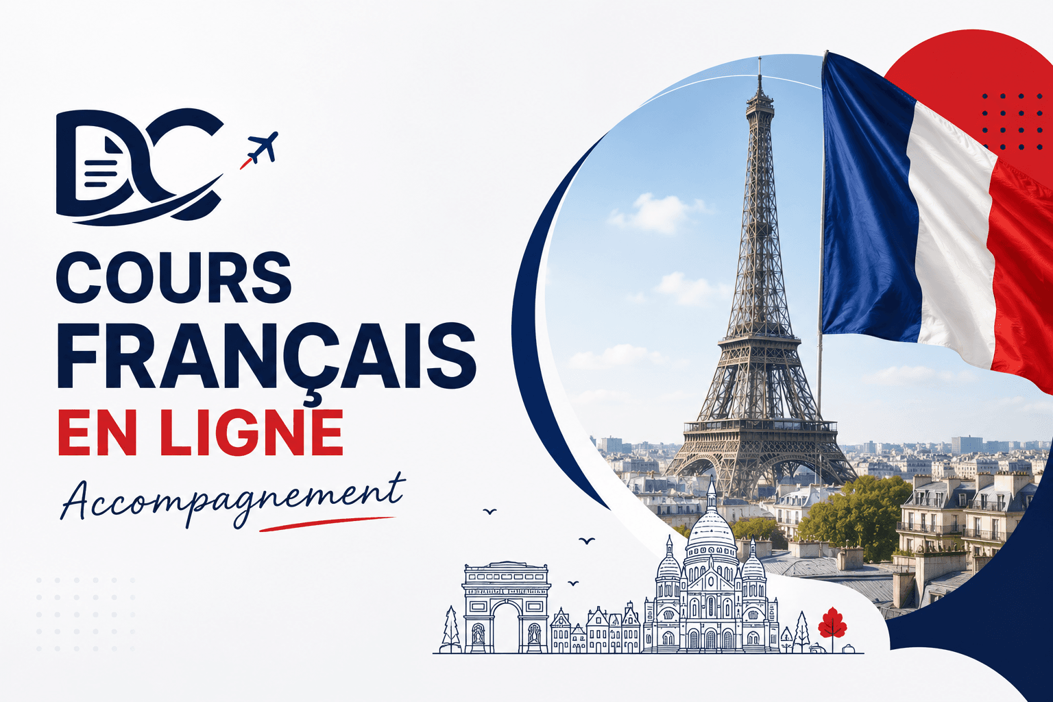 Cours français en ligne - accompagnement